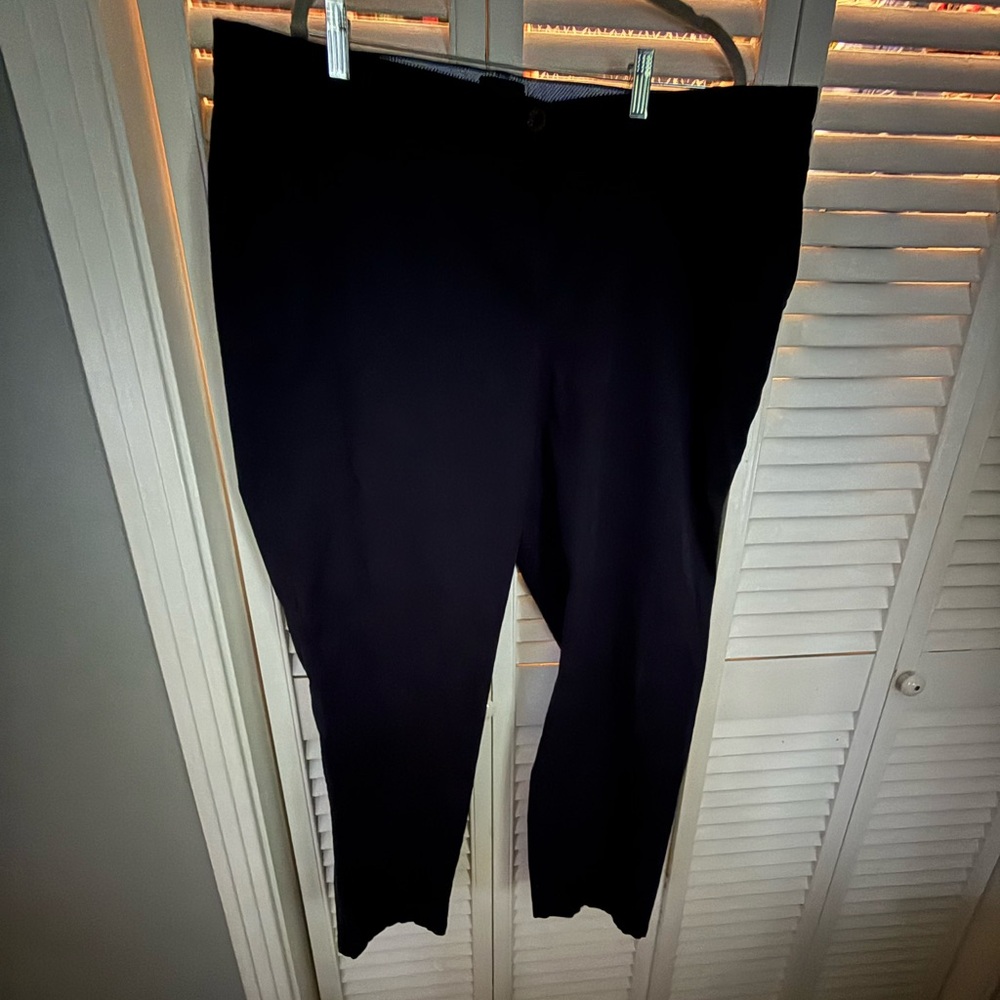 PLUS TALBOTS sz 18 Women’s navy chino pants